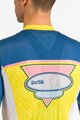 CASTELLI dres kratkih rukava - #GIRO107 OROPA - žuta/plava