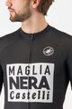 CASTELLI dres kratkih rukava - VINTAGE GIRO D´ITALIA - crna