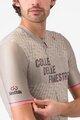 CASTELLI dres kratkih rukava - GIRO COLLE DELLE FINESTRE - bež