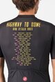 CASTELLI dres kratkih rukava - GIRO HIGHWAY TO ROME - crna