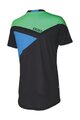 BBB dres kratkih rukava - GRAVITY - plava/zelena/crna