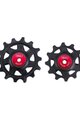 BBB koloturnice za mjenjač - ROLLERBOYS CERAMIC 12T, 14T - crvena/crna