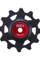 BBB koloturnice za mjenjač - ROLLERBOYS CERAMIC 12T, 14T - crvena/crna