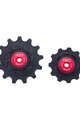 BBB koloturnice za mjenjač - ROLLERBOYS CERAMIC 11T, 13T - crvena/crna