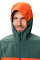 VAUDE vodootporna jakna - MOAB RAIN  - zelena/crvena
