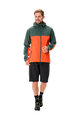 VAUDE vodootporna jakna - MOAB RAIN  - zelena/crvena