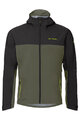 VAUDE vodootporna jakna - MOAB RAIN  - zelena/crna