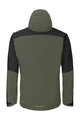 VAUDE vodootporna jakna - MOAB RAIN  - zelena/crna