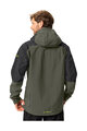 VAUDE vodootporna jakna - MOAB RAIN  - zelena/crna