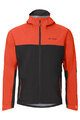 VAUDE vodootporna jakna - MOAB RAIN  - crvena/crna