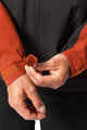 VAUDE vodootporna jakna - MOAB RAIN  - crvena/crna
