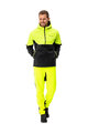 VAUDE jakna otporna na vjetar - QIMSA SOFTSHELL - crna/žuta
