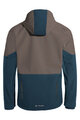 VAUDE jakna otporna na vjetar - QIMSA SOFTSHELL - smeđa/plava