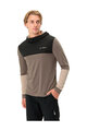 VAUDE dukserica - QIMSA HOODY - smeđa/crna