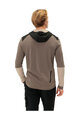 VAUDE dukserica - QIMSA HOODY - smeđa/crna