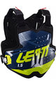 LEATT štitnik za leđa i prsa - CHEST PROTECTOR 1.5 TORQUE - crna/plava/žuta
