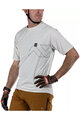 LEATT dres kratkih rukava - MTB TRAIL 1.0 X-FLOW - siva