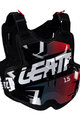 LEATT štitnik za leđa i prsa - CHEST PROTECTOR TORQUE 1.5 - crna/crvena