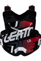 LEATT štitnik za leđa i prsa - CHEST PROTECTOR TORQUE 1.5 - crna/crvena