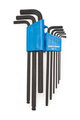 PARK TOOL set ključeva - SET ALLEN WRENCHES PT-HXS-1-2 - plava/crna