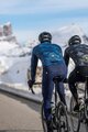 ALÉ duge hlače s tregerima - WINTER SOLID - plava