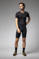 ALÉ kratke hlače s tregerima - GRAVEL-PRO OFF ROAD - GRAVEL - crna