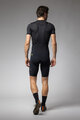 ALÉ kratke hlače s tregerima - GRAVEL-PRO OFF ROAD - GRAVEL - crna