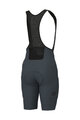 ALÉ kratke hlače s tregerima - GRAVEL-PRO OFF ROAD - GRAVEL - siva