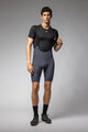 ALÉ kratke hlače s tregerima - GRAVEL-PRO OFF ROAD - GRAVEL - siva
