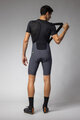 ALÉ kratke hlače s tregerima - GRAVEL-PRO OFF ROAD - GRAVEL - siva