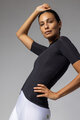 ALÉ dres kratkih rukava - COLOR BLOCK PRAGMA - crna