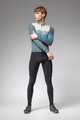 ALÉ dres dugih rukava zimski - WOOL LINE - plava/siva