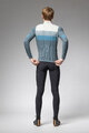 ALÉ dres dugih rukava zimski - WOOL LINE - plava/siva