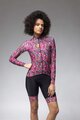ALÉ dres dugih rukava zimski - PRAGMA FLOWERY LADY - ružičasta/višebojna