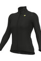 ALÉ dres dugih rukava zimski - R-EV1 WARM RACE 2.0 LADY - crna
