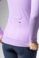 ALÉ dres dugih rukava zimski - R-EV1 WARM RACE 2.0 LADY - ljubičasta