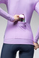 ALÉ dres dugih rukava zimski - R-EV1 WARM RACE 2.0 LADY - ljubičasta