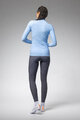 ALÉ dres dugih rukava zimski - R-EV1 WARM RACE 2.0 LADY - svjetloplava