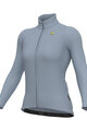 ALÉ dres dugih rukava zimski - R-EV1 WARM RACE 2.0 LADY - svjetloplava