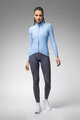 ALÉ dres dugih rukava zimski - R-EV1 WARM RACE 2.0 LADY - svjetloplava