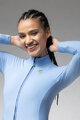 ALÉ dres dugih rukava zimski - R-EV1 WARM RACE 2.0 LADY - svjetloplava