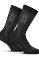 NEON čarape klasične - NEON 3D - crna/siva