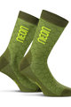 NEON čarape klasične - NEON 3D - žuta/zelena
