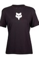 FOX majica kratkih rukava - W FOX HEAD - crna