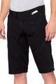 100% SPEEDLAB kratke hlače bez tregera - AIRMATIC SHORTS - crna