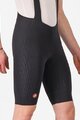 CASTELLI kratke hlače s tregerima - AERO RACE S - crna
