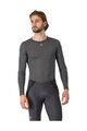 CASTELLI majica dugih rukava - MEDIO BASE LAYER LS - siva