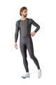 CASTELLI majica dugih rukava - MEDIO BASE LAYER LS - siva