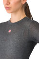 CASTELLI majica dugih rukava - MEDIO BASE LAYER W - siva