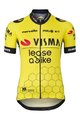 AGU dres kratkih rukava - REPLICA VISMA | LEASE A BIKE W 2024 - žuta/crna